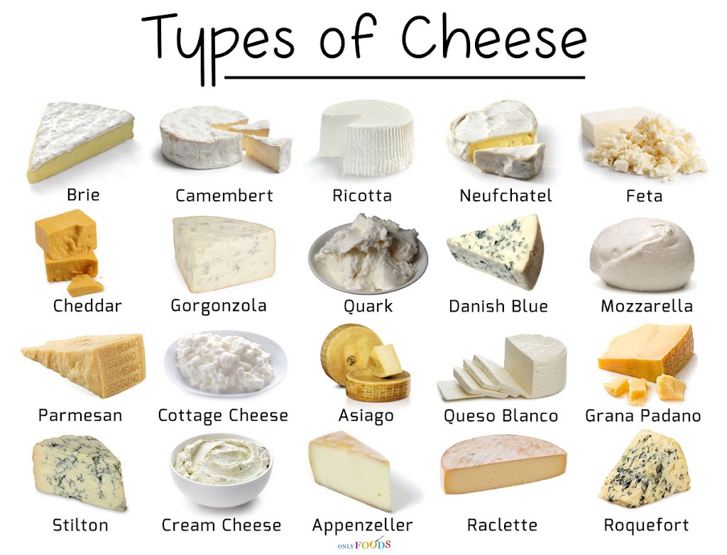 there are over 2,00 types of cheese