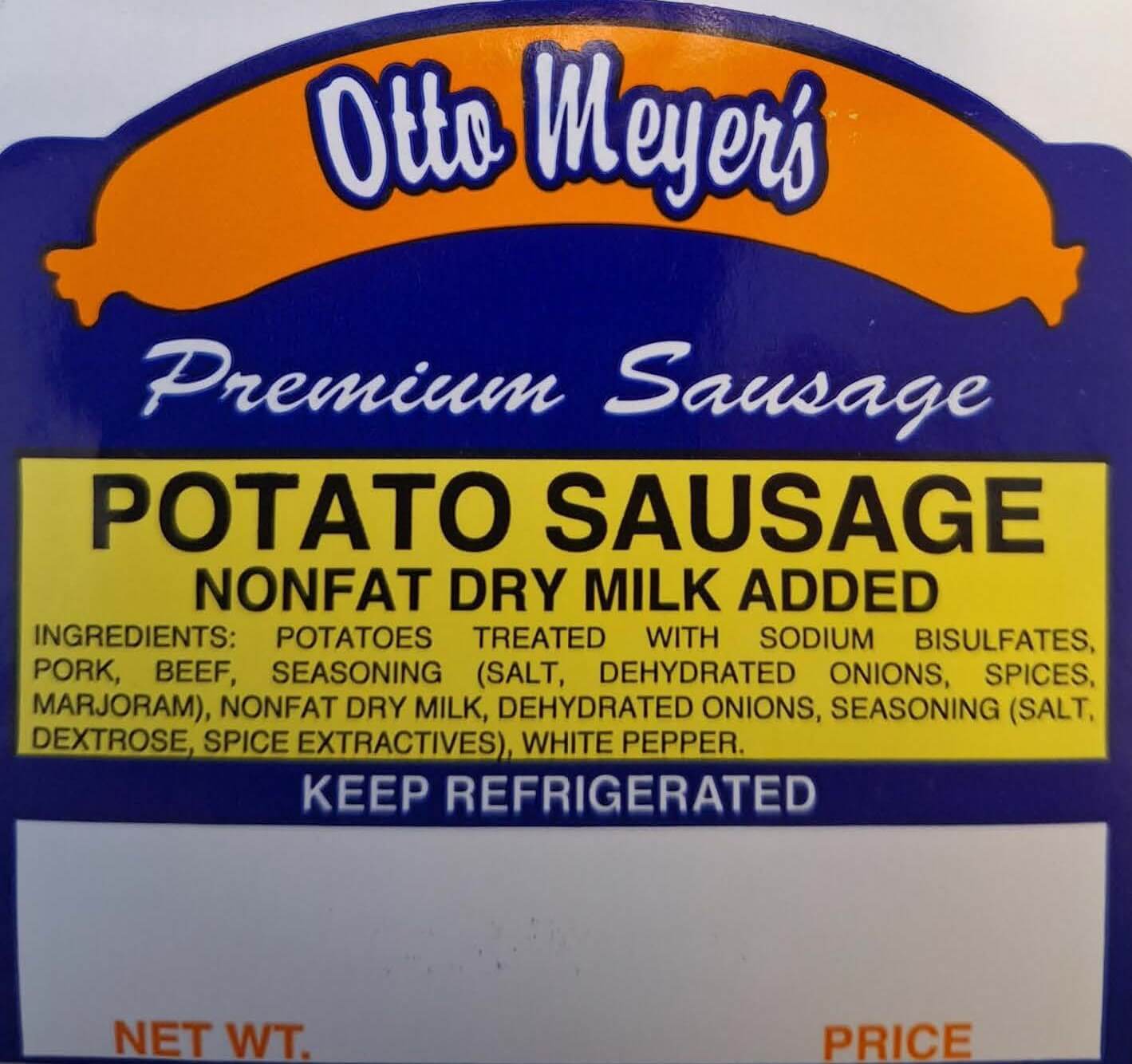 Sausage Recalled Over Misbranding and Undeclared Allergens